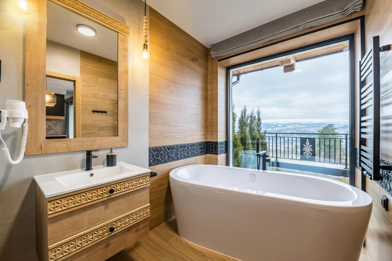 Bathroom, Widokowe Apartamenty na Kepiatym Wzgorzu & Wellness, Tatra