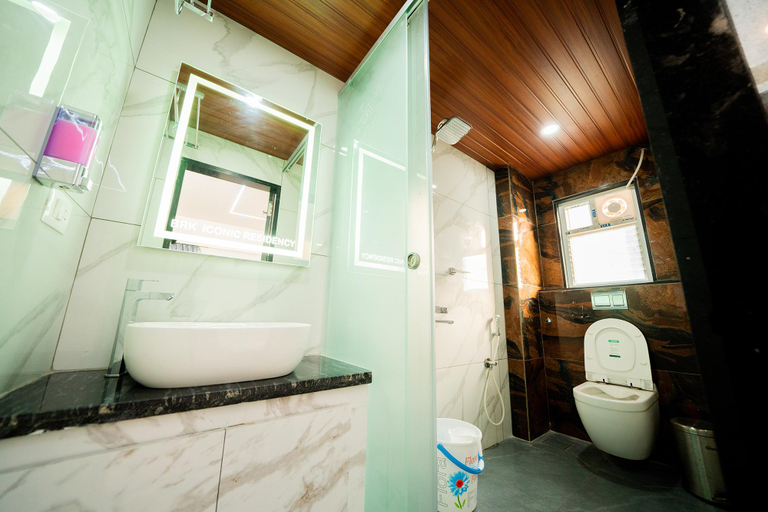 Bathroom, FabHotel BRK Iconic Residency, Visakhapatnam