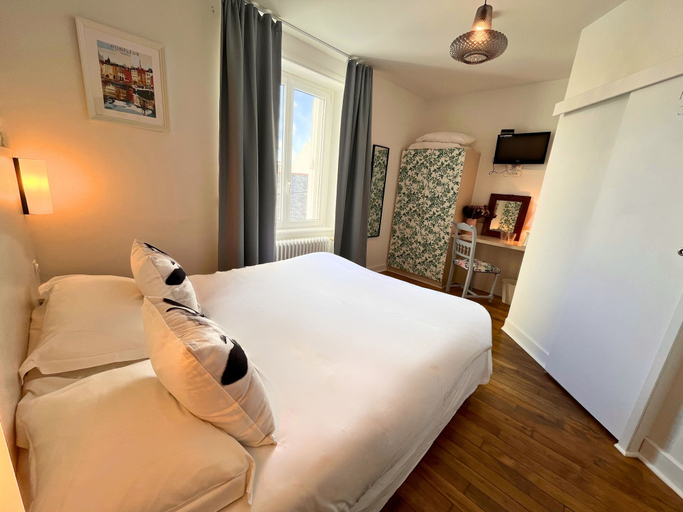 Bedroom 4, Hôtel Restaurant La Maison, Côtes-d'Armor