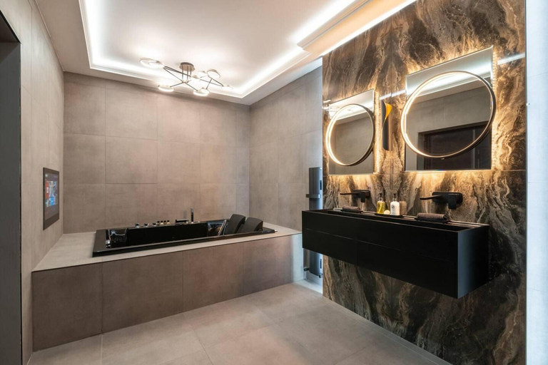 Bathroom 4, Luxury West End Oasis - Lux Spa Bath - Romantic, Edinburgh