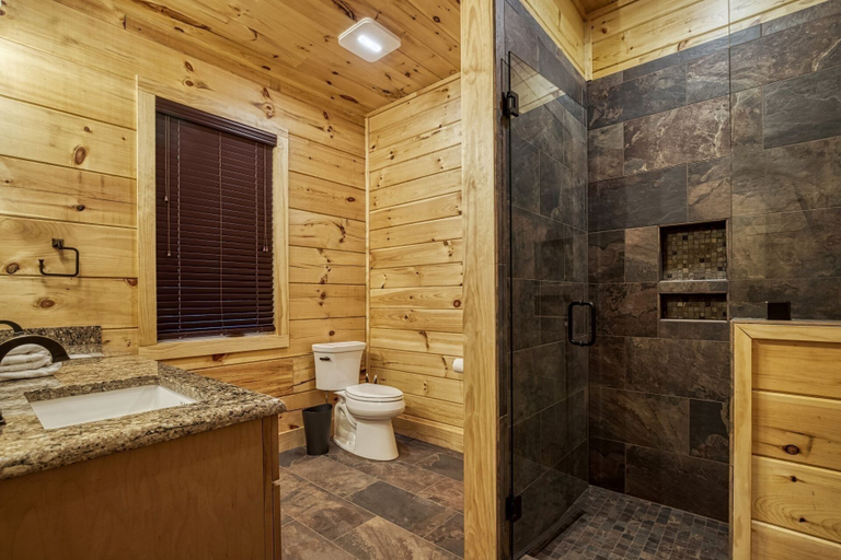 Bathroom 4, Bear Tracks Lodge 4 Bedroom Cabin by RedAwning, Sevier