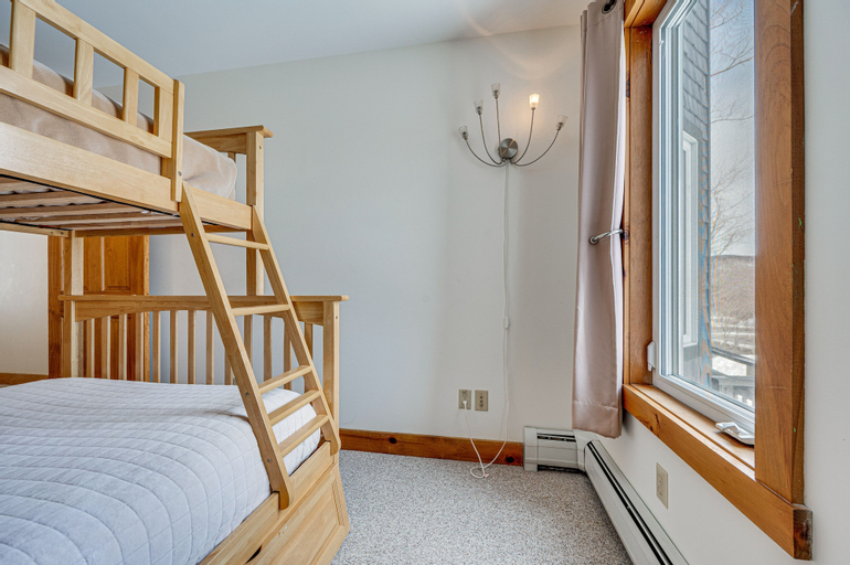 Bedroom 4, Ski-In Resort Family Condo with Deck at Jay Peak!, Orleans