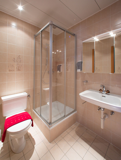 Bathroom 3, Hôtel du Port, La Broye