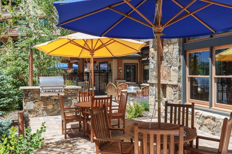 BBQ/picnic area, 8045 Black Bear 1 Bedroom Condo by RedAwning, Summit