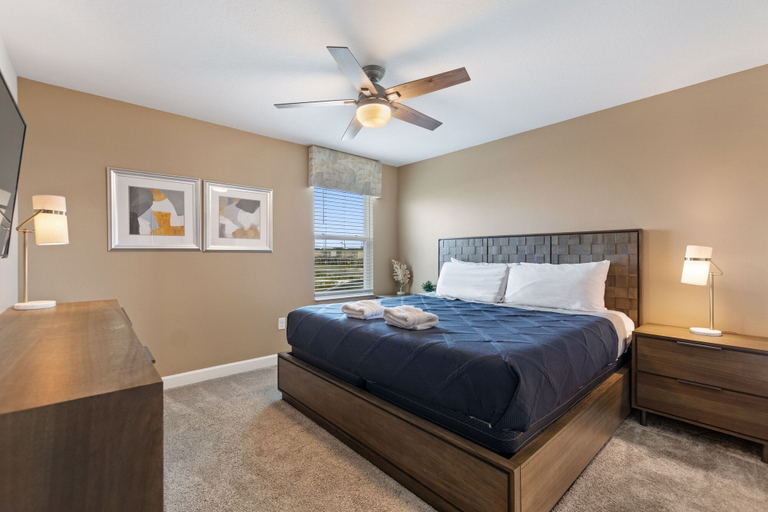Bedroom, Marvel Mansion! Championsgate Resort Shine Villas 9 Bedroom Villa, Osceola