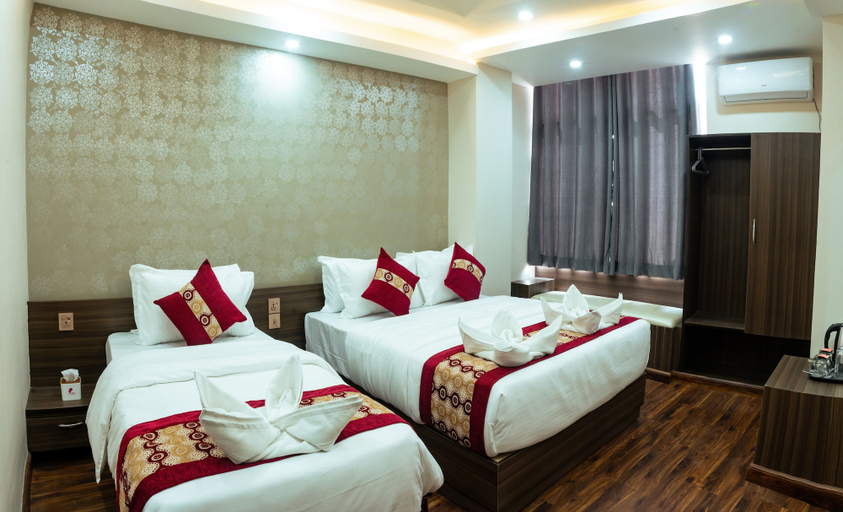 Bedroom 3, Kusum Airport Hotel, Bagmati