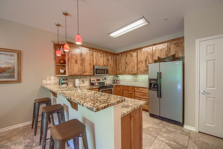 Private kitchen 2, Riverview Terrace Rg 203 3 Bedroom Condo by RedAwning, Comal