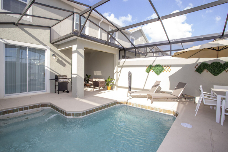Sport & Beauty 5, Gorgeous 4 Bedroom w/ Pool Close to Disney 4836, Osceola
