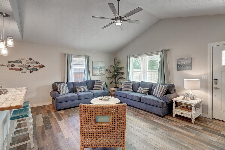Living room 5, Mermaid's Landing 2 Bedroom Cottage by RedAwning, Aransas