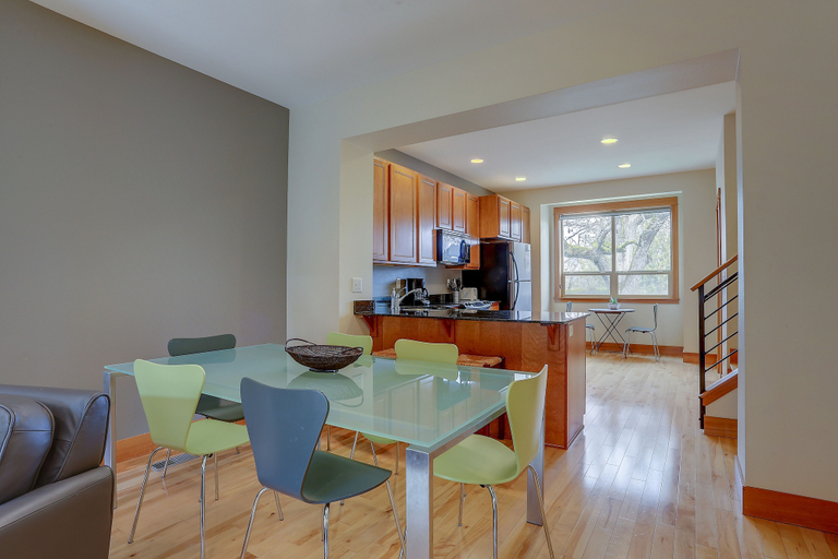 Private kitchen 2, Spacious B2 Townhome with Fireplace and BBQ on the Deck by RedAwning, Hood River