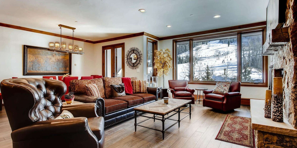 Living room 2, Highlands Slopeside #207 3 Bedroom Condo by RedAwning, Eagle