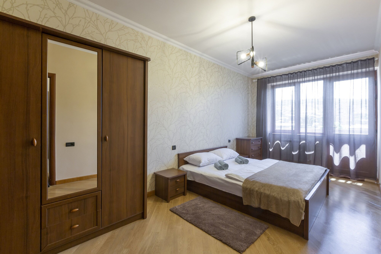 Bedroom 2, Umba Apartment N4 - balcony and Mount Ararat view, Yerevan