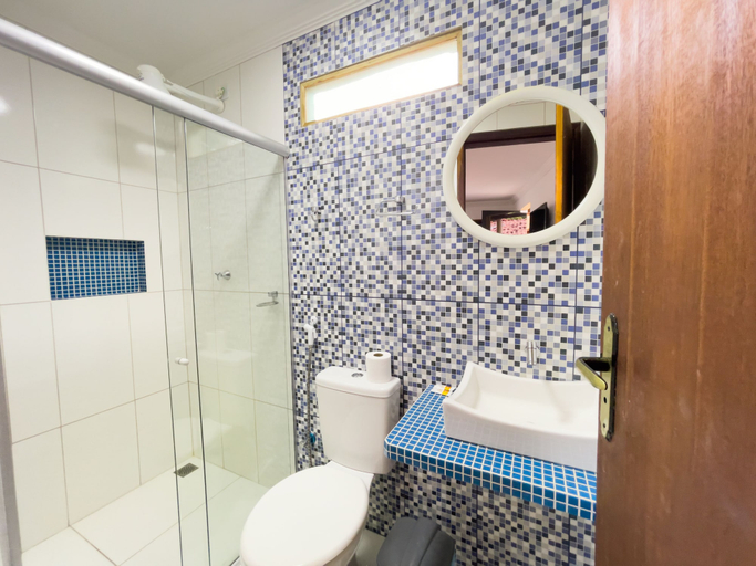 Bathroom 4, Pousada Lua Cheia, Japaratinga