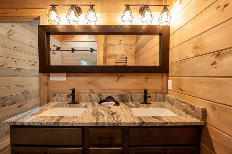 Bathroom 3, Creekside Manor Too 2 Bedroom Cabin by RedAwning, Sevier