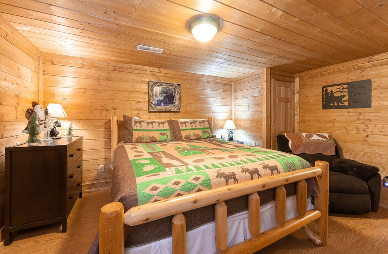 Bedroom, Something Extra 2 Bedroom Cabin by RedAwning, Sevier