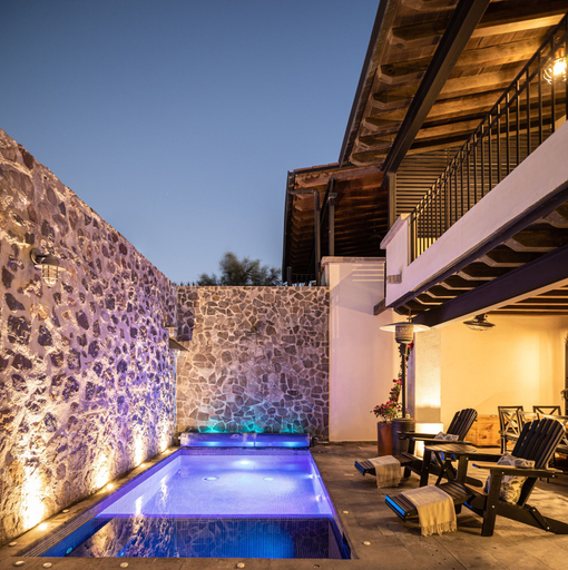 Terrace/patio 3, Private Pool, Elegant La Escondida 5BR, Allende