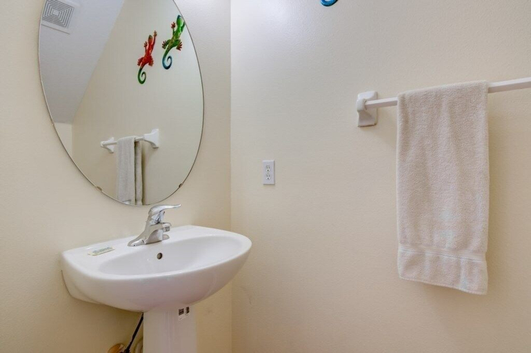 Bathroom 3, South Facing Pool & Game Room! 6 Bedroom Home by RedAwning, Polk