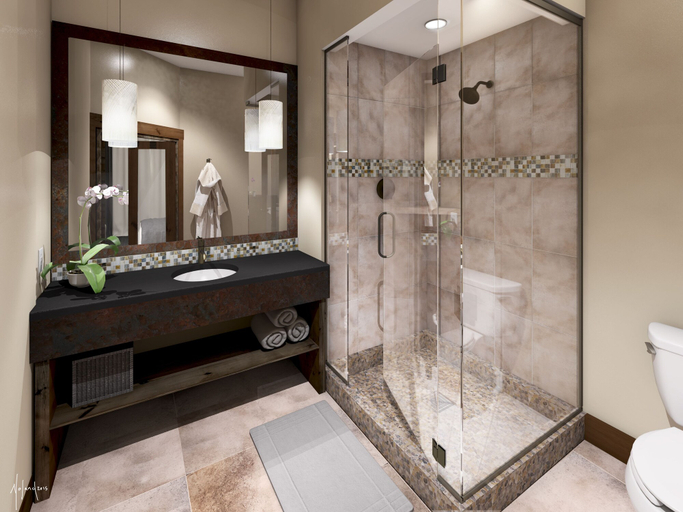 Bathroom 5, The Firebrand Hotel, Flathead