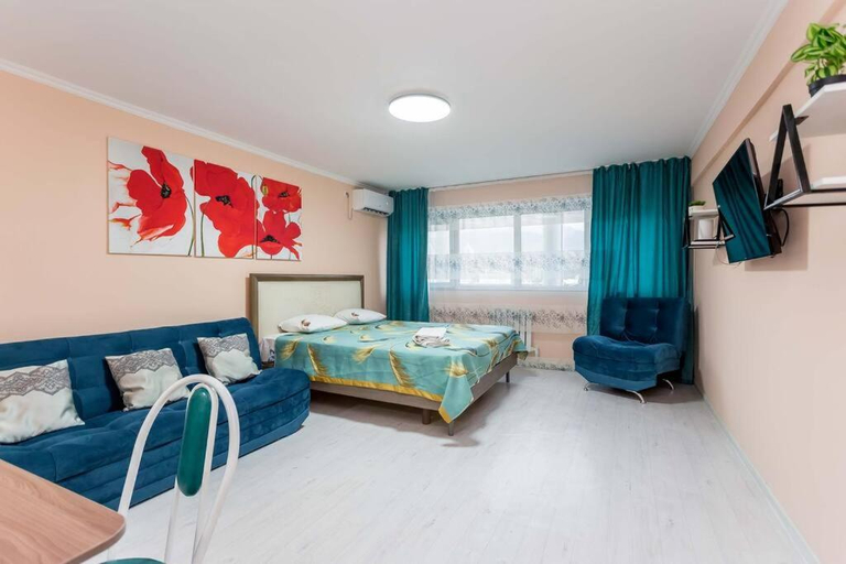 Bedroom 2, Квартира с видом на горы, Almaty