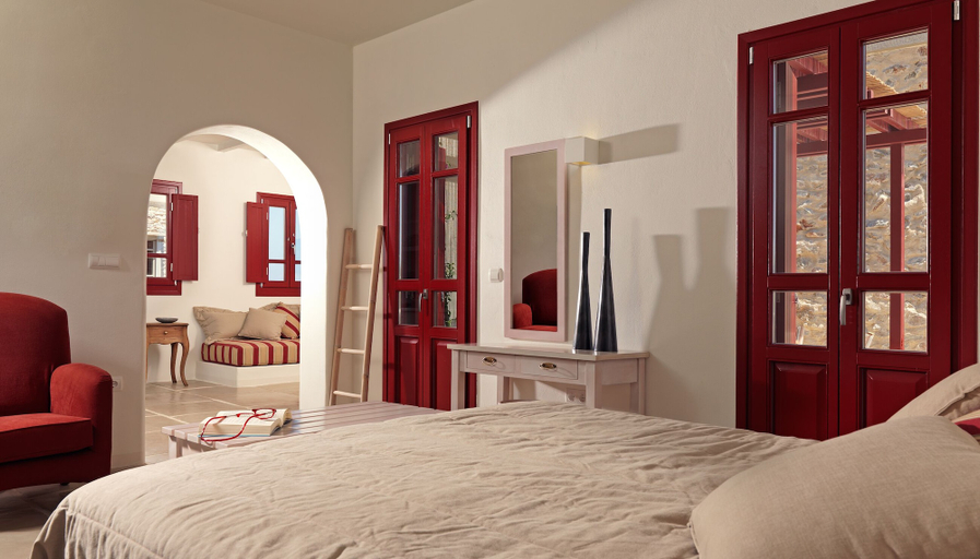 Bedroom 3, Themonies Luxury Suites, South Aegean