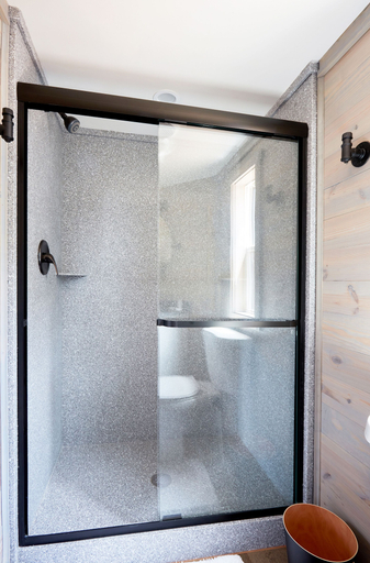 Bathroom 3, Asheville River Cabins, Buncombe