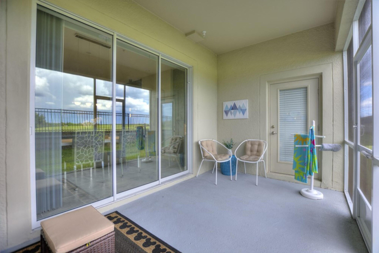Balcony 2, Fore Play at Champions Gate #419 by Shine Villas, Osceola