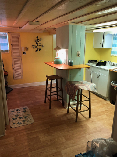 Private kitchen 2, Rustic Beach Front Basement Apt, Pet Friendly Wi-fi 2 Bedroom Apts by RedAwning, Norfolk