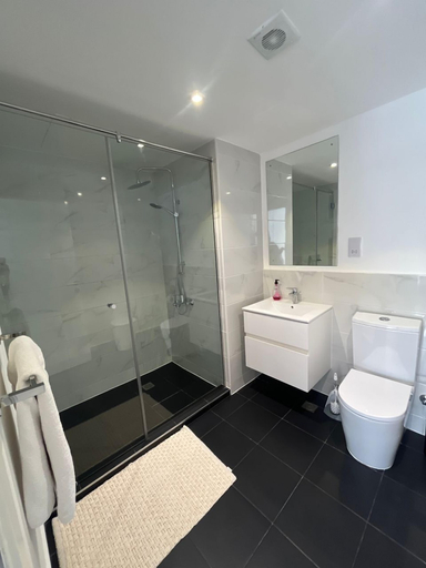 Bathroom 3, EBS legend one bedroom dupulex, Accra
