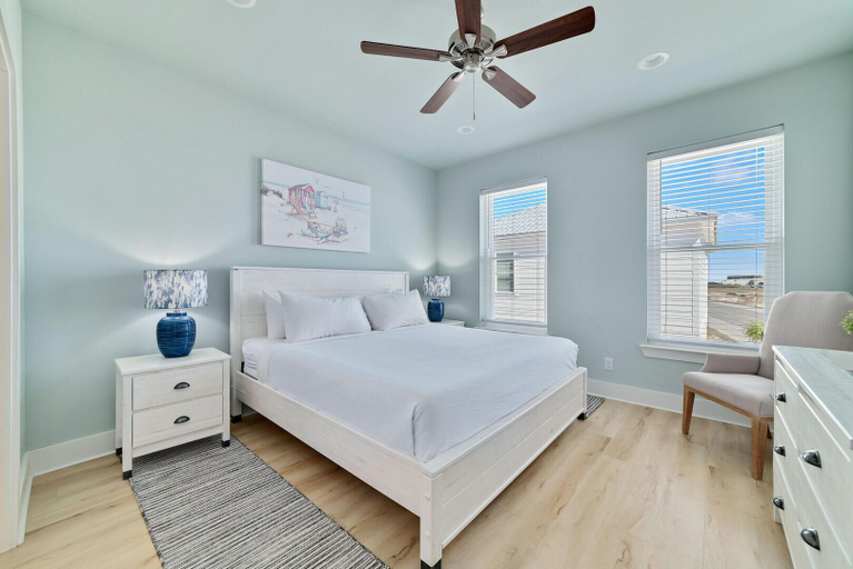 Bedroom 3, New Coastal Cottage w/ Gulf View, Shared Pool, Baldwin