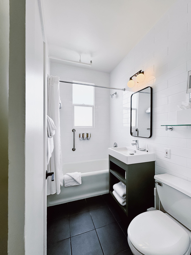 Bathroom 4, FOUND Hotel Carlton, Nob Hill, San Francisco
