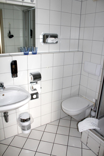 Bathroom 3, Hotel Hamm, Darmstadt-Dieburg