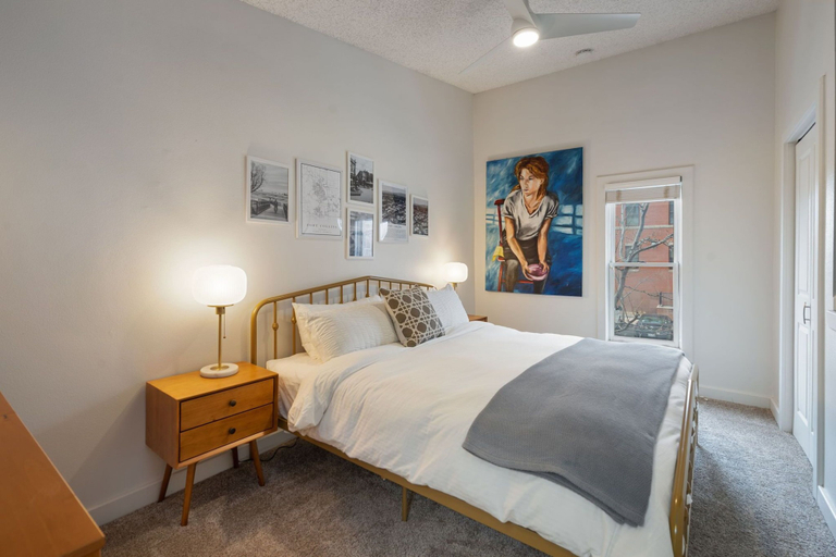 Bedroom 3, Pine Street Loft – Steps from Old Town Square!, Larimer