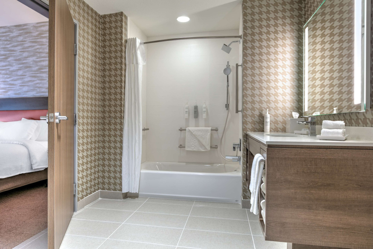 Bathroom 5, Home2 Suites By Hilton Tulsa Airport, Tulsa