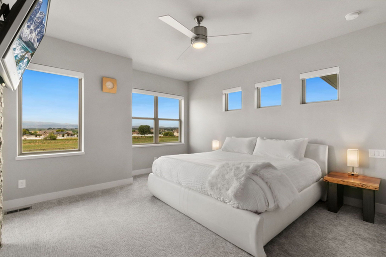 Bedroom 3, Luxury Home With Spectacular Rocky Mountain Views, Weld