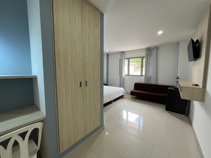 Bedroom, Hotel Lagos Apartaestudios, Barranquilla