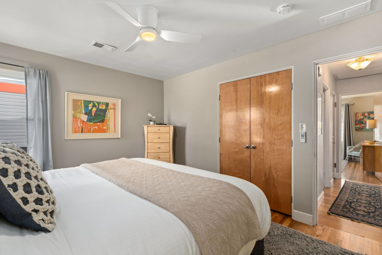 Bedroom 3, Historic Mountain Ave Bungalow - Walk Everywhere!, Larimer
