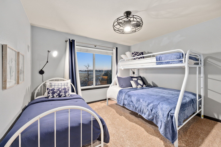 Bedroom 3, Spacious Home W/ Fun Amenities | Lake & Mtn Views, Larimer