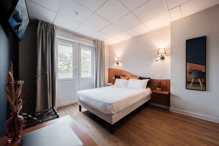 Bedroom 3, Hôtel du Parc Thionville Centre, Moselle