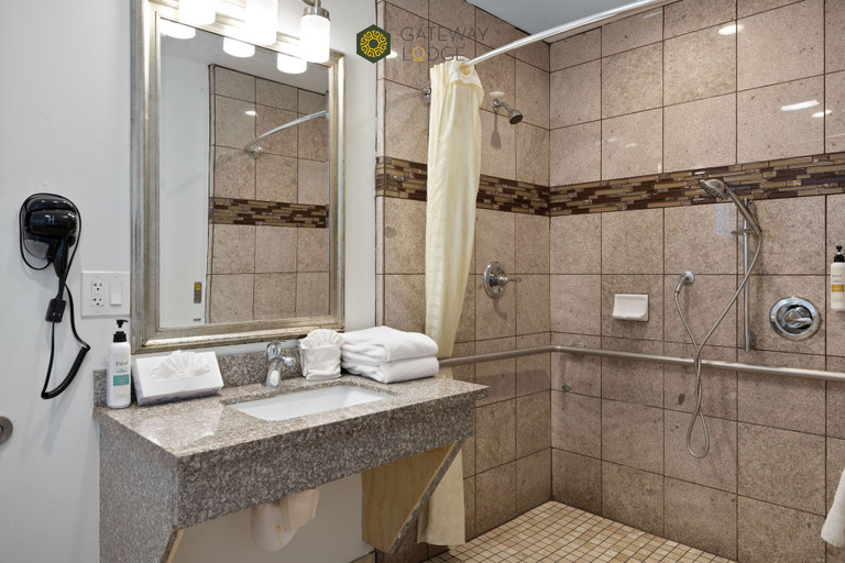 Bathroom 5, Gateway Lodge, Monterey