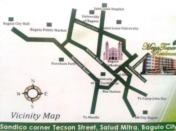 5, Megatower Residence , shortwalk3 Burnham SM MALL BAGUIO Wifi, Baguio City