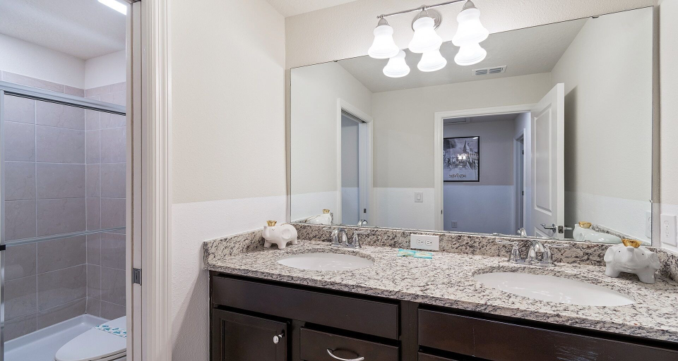 Bathroom 4, Spacious Home With Disney Fireworks Views, Polk
