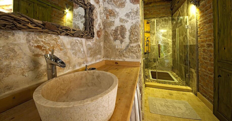 Bathroom, Prima Donna Hotel, Kaş