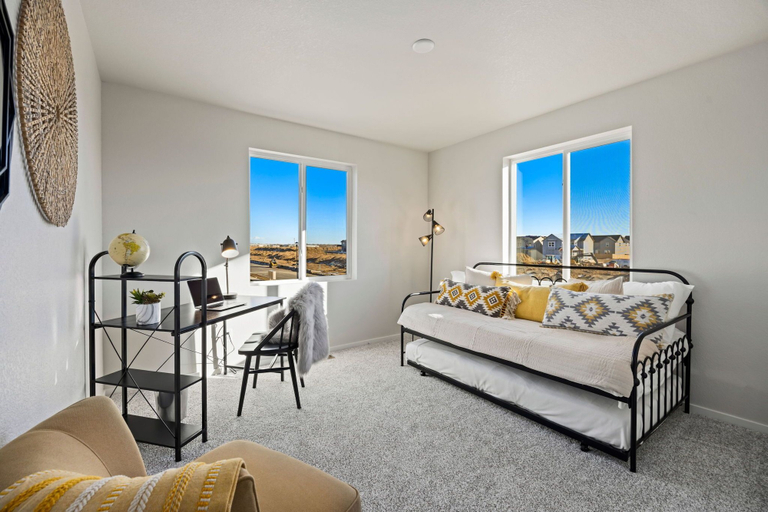 Bedroom 3, Hidden Gem – Brand New Curated Home W Pool Access, Larimer