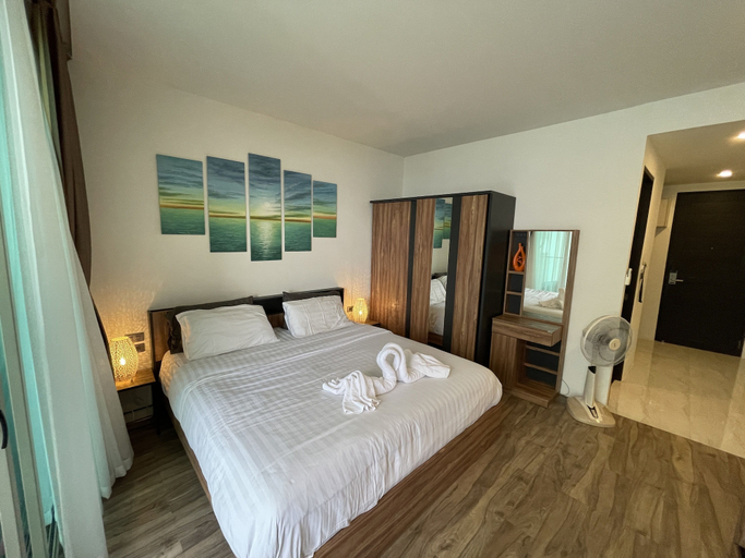 Bedroom 2, Sea view studio at Oceana by Lofty, Phuket Island