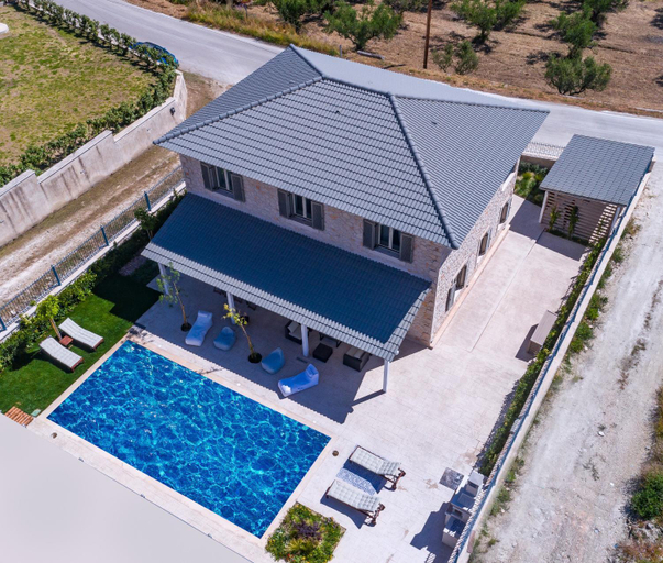 Exterior view 2, ZANTE SOLEIL - Elegant Stone Villa with Large Private Pool, Ionian Islands