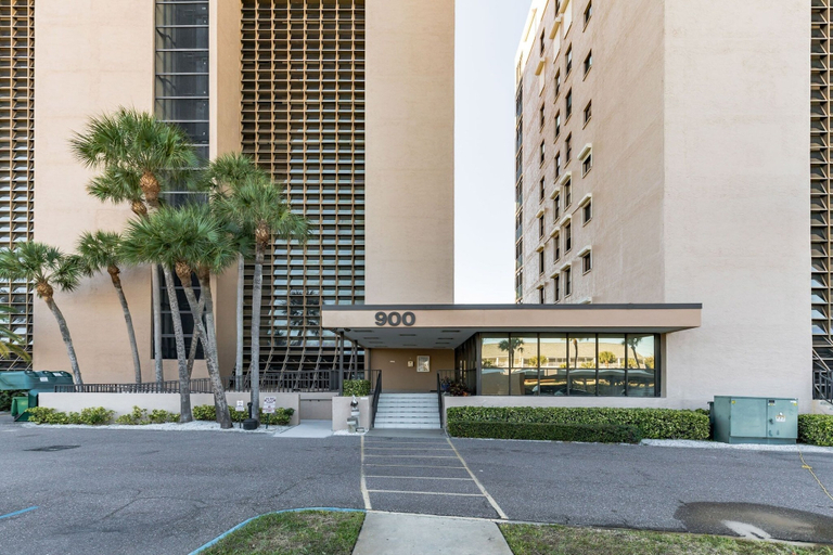 Exterior & Views 2, Freshly Renovated Gulf Front Condo with Hot Tub & Sunset Views, Pinellas