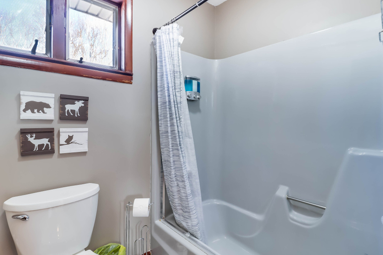 Bathroom 4, Lake Access & Private Hot Tub at Poconos Home!, Carbon