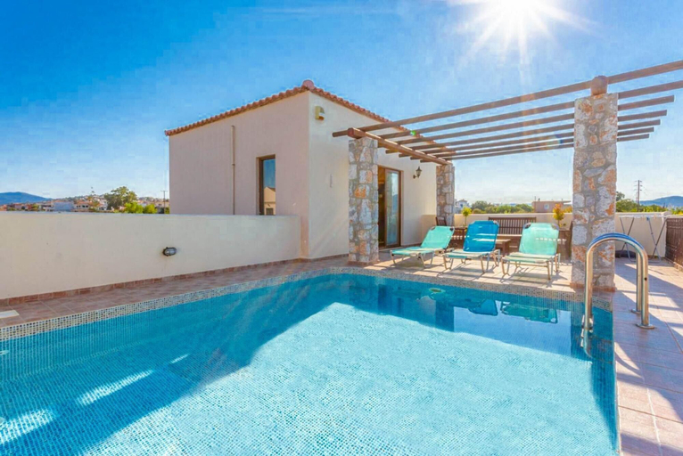 Sport & Beauty 1, Villa Melina Private Pool Walk to Beach Sea Views A C Wifi Car Not Required - 1605, Crete