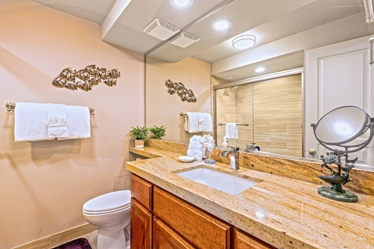 Bathroom 4, Kaleialoha 106 Ocean Front 1bd/1ba 1 Bedroom Condo by RedAwning, Maui
