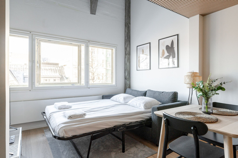 Bedroom 4, Fabulous & Historical Top Floor Loft in Pyynikki, Pirkanmaa